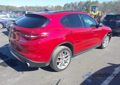 2018 Alfa Romeo Stelvio Ti Sport Awd from USA, damaged, VIN ZASFAKNNXJ7B67490
